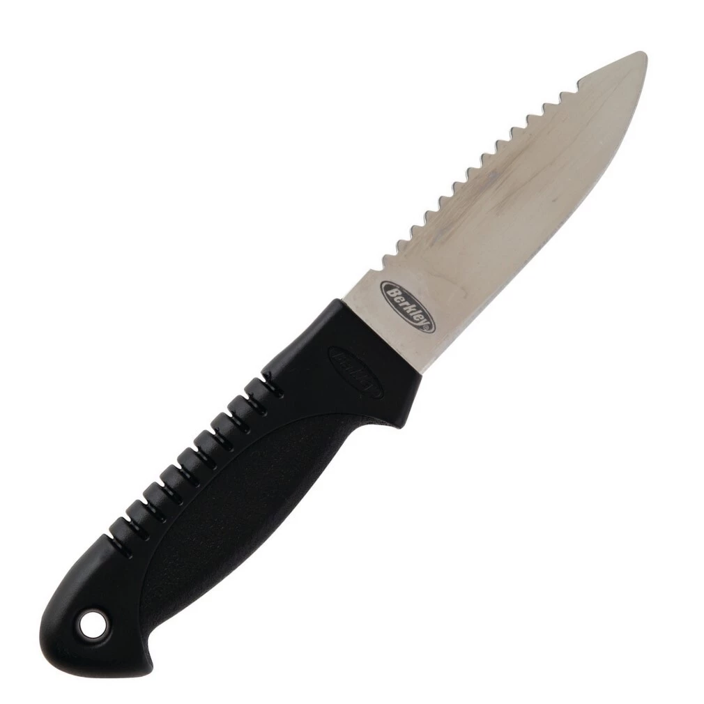 9cm Berkley Stainless Steel Bait Knife With Serrated Back Edge 3 9cm Berkley Stainless Steel Bait Knife With Serrated Back Edge