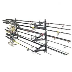 Home Rod Storage Sea Dog Horizontal Fishing Rod Holder - Fishing Rod Rack - Holds 9 Fishing Rods -Gifts Sales 19S6 2