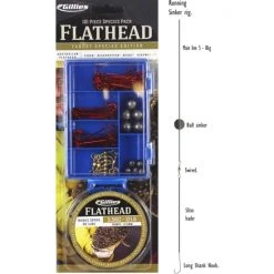 Assorted Tackle Packs Gillies Flathead Tackle Pack-100 Pce Assorted Tackle Kit With 12lb Fishing Line -Gifts Sales 28SPFL 2