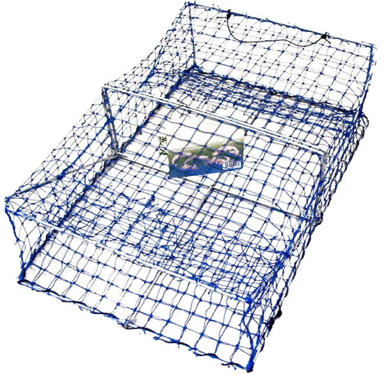 Crab Pots/Traps 10 X Wilson Heavy Duty Rectangular Crab Traps - Bulk 2 Entry Blue Mesh Crab Pots 5 Crab Pots/Traps 10 X Wilson Heavy Duty Rectangular Crab Traps - Bulk 2 Entry Blue Mesh Crab Pots - Image 3