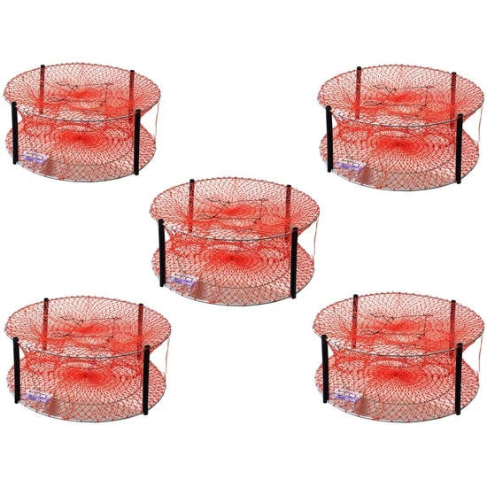 Crab Pots/Traps 5 X Wilson Heavy Duty Round Crab Traps - Bulk Pack Of 4 Entry Crab Pots - 24 Ply 4 Crab Pots/Traps 5 X Wilson Heavy Duty Round Crab Traps - Bulk Pack Of 4 Entry Crab Pots - 24 Ply - Image 3