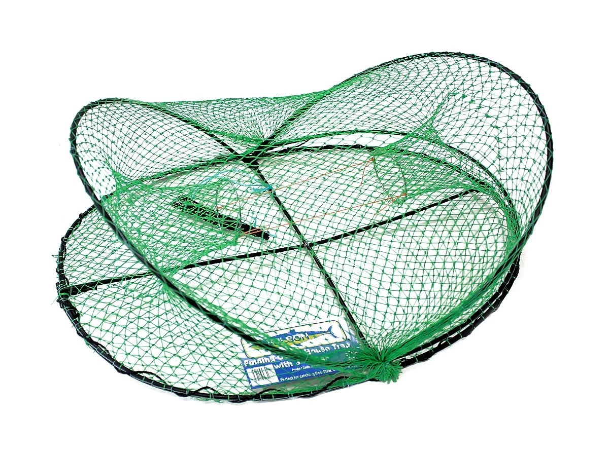 Yabbie Traps/Nets 20 X Wilson Folding Opera House Traps With 3 Inch Entry Rings -Green Yabby Nets 3 Yabbie Traps/Nets 20 X Wilson Folding Opera House Traps With 3 Inch Entry Rings -Green Yabby Nets