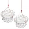 2 X Wilson Ready Rigged Wire Bottom Crab Nets- 2 Rings With Float And Rope -Gifts Sales 309cnwbx2