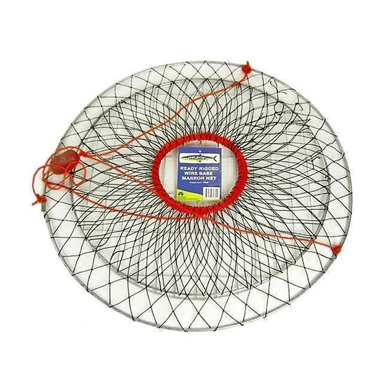 Wilson Ready Rigged Wire Bottom Marron Net- 2 Rings With Float And Rope 4 Wilson Ready Rigged Wire Bottom Marron Net- 2 Rings With Float And Rope - Image 2