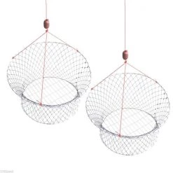 Wilson Ready Rigged Wire Bottom Marron Net- 2 Rings With Float And Rope 12 Wilson Ready Rigged Wire Bottom Marron Net- 2 Rings With Float And Rope -Gifts Sales 309mn 2