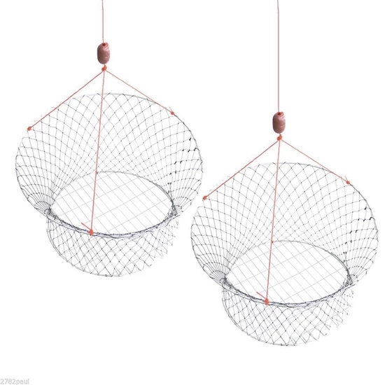 Wilson Ready Rigged Wire Bottom Marron Net- 2 Rings With Float And Rope 5 Wilson Ready Rigged Wire Bottom Marron Net- 2 Rings With Float And Rope - Image 3