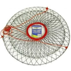 Wilson Ready Rigged Wire Bottom Marron Net- 2 Rings With Float And Rope