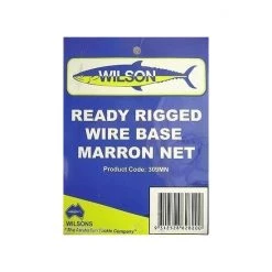 4 X New Wilson Ready Rigged Wire Bottom Marron Nets-2 Rings With Float And Rope 16 4 X New Wilson Ready Rigged Wire Bottom Marron Nets-2 Rings With Float And Rope -Gifts Sales 309mnx4 6