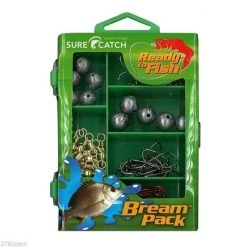 Gifts Under $20 Surecatch 130pc Bream Pack In Fishing Tackle Box - Tackle Kit -Gifts Sales 309pkb 9