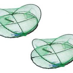 Gifts Sales 27 2 X Wilson Folding Opera House Traps-Two Pack-Green Yabbie Net-3 Inch Entry Rings