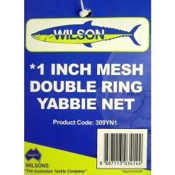 4 X Wilson Double Ring Yabbie Nets With 1 Inch Mesh-Drop Net-Four Pack-Red Claw 16 4 X Wilson Double Ring Yabbie Nets With 1 Inch Mesh-Drop Net-Four Pack-Red Claw -Gifts Sales 309yn1x4 6