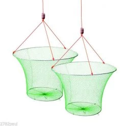 2 X Wilson Double Ring Yabbie Nets With 3/4 Inch Mesh-Drop Net-Twin Pack -Gifts Sales 309yn34x2 8