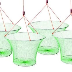 4 X Wilson Double Ring Yabbie Nets With 3/4 Inch Mesh-Drop Net-Four Pack
