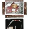 Buck Knives Pocket Knife Set-2 X Pocket Knives-Red Pakawood Handles In Gift Tin -Gifts Sales CMBO129TS C