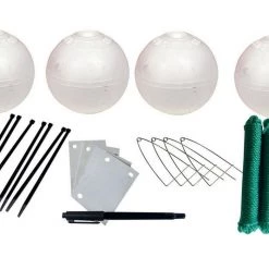 Jarvis Walker Bait Holders/Clips Crab Pot Accessories Kit-4 X 100mm Poly Floats 4 Clips 4 Id Tags 4 Ropes 1 Pen