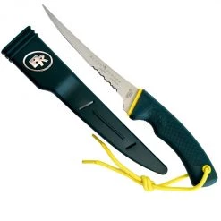 Knives 16cm Bladerunner Classic Fillet Knife With Bone Cutting Serrated Edge And Sheath