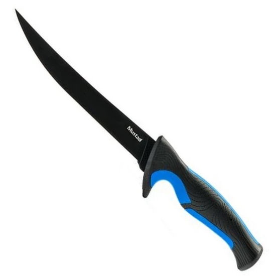 Knives Mustad Blue Series 7 Inch Stainless Steel Fillet Knife With Sheath 4 Knives Mustad Blue Series 7 Inch Stainless Steel Fillet Knife With Sheath - Image 2