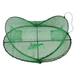 Yabbie Traps/Nets Seahorse Folding Opera House Trap With 75mm Rings-Green Yabbie Trap -Gifts Sales Nohr75 2