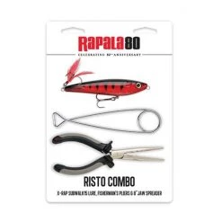 Rapala Risto Combo Fishing Bundle - X-Rap Sub Walk Lure, Pliers & Jaw Spreaders -Gifts Sales RAP80PIKE 2