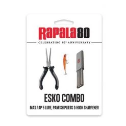 Rapala Esko Combo Fishing Tool Bundle - Max Rap 5 Lure, Pliers & Hook Sharpener 7 Rapala Esko Combo Fishing Tool Bundle - Max Rap 5 Lure, Pliers & Hook Sharpener -Gifts Sales RAP80TRO 2
