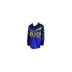 Fishing Shirts & Polos Team Wilson Tournament Long Sleeve Fishing Shirt With Collar - Fishing Jersey -Gifts Sales TSLSW 2