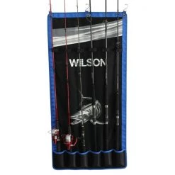 Home Rod Storage Wilson Fishing Rod Hanger-Wall Hanging Fishing Rod Holder-Holds 6 Rods Or Combos -Gifts Sales WRH 7