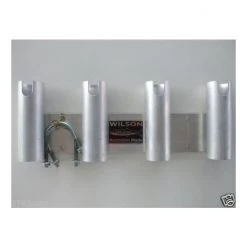Rod Holders And Rod Rests Wilson Bull Bar Fishing Rod Holder/Carrier Aluminium 4 Hole -Gifts Sales bbrc4 4