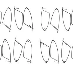 Jarvis Walker Jarvis Walker 12 X Quick Release Crab Pot Bait Clips - Galvanised Steel