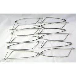 Jarvis Walker Jarvis Walker 12 X Quick Release Crab Pot Bait Clips - Galvanised Steel -Gifts Sales makobclx12 9