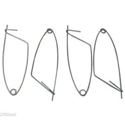 Jarvis Walker Yabbie Traps/Nets 4 X Quick Release Crab Pot Bait Clips Galvanised Steel -Gifts Sales makobclx4 9