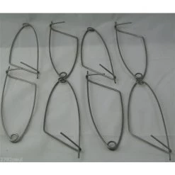 Jarvis Walker Jarvis Walker 8 X Quick Release Crab Pot Bait Clips Galvanised Steel -Gifts Sales makobclx8 9